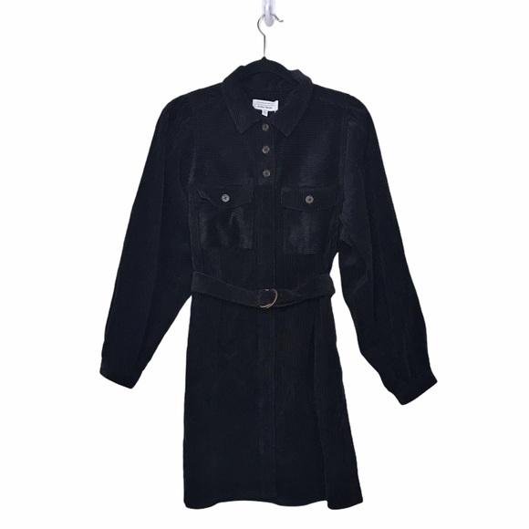 & Other Stories Dresses & Skirts - & Other Stories Black Belted Corduroy Mini Dress